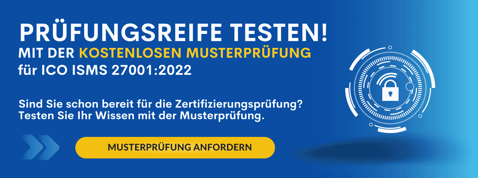 Kostenloses ISO 27001 Beispielset - Testen Sie sich selbst